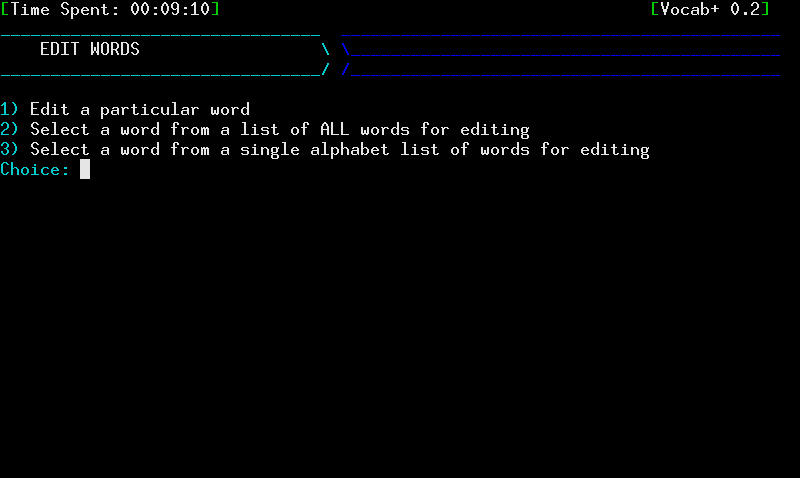 Edit Words