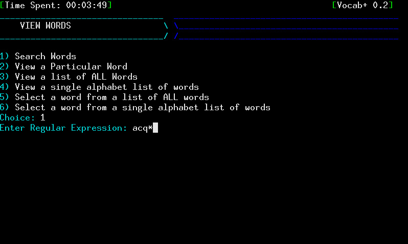 Search Words