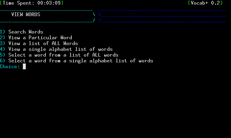 View Words